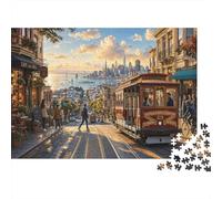 Calle Hyde de San Francisco Puzzle 1000 Piezas, Desafío de Difícil