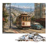 Calle Hyde Puzzle de Madera 1000 Piezas, Juego de Paciencia Creativo