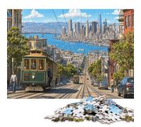 Calle Hyde Puzzle de Madera 500 Piezas, Regalo Decorativo Creativo