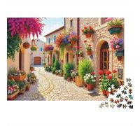 Calle Pueblo Europeo Puzzle 1000 Piezas, Rompecabezas para Adultos, Rompecabezas Imposable,Interesante Rompecabezas Juego De Habilidad para Toda La Familia, Rompecabezas para Adultos, Rompecabezas