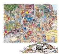 Calle Wasgij Road Puzzles Adultos 1000 Piezas Juego De Rompecabezas Educational Game para Decoración del Hogar Cumpleaños Stress Relief Toy 1000pcs (75x50cm)