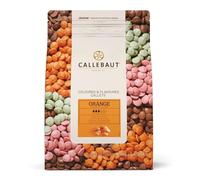 Callebaut - Chocolat décor aromatisé et coloré ORANGE 2,5 kg