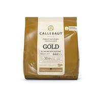 Callebaut Chocolate Gold, Color Chocolate Con Tonalidad Ámbar Con Matices Dorados, color Chocolate Con Tonalidad Ámbar Con Matices Dorados, 400 g