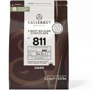 CALLEBAUT N 811 Chocolate Negro Belga 54,5% - Peso 2,5 kg