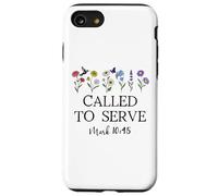 Called to Serve God Quote Christian Bible Verse Mark 10:45 Carcasa para iPhone SE (2020) / 7/8