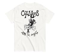 Callejeros. CJS. Casi Justicia Social. Don Osvaldo. Argentina. Banda de Rock Argentino. Unisex. Camiseta de ALGODÓN 100%. CAM2916. (FR/ES, Letras, L, Regular, Regular, Blanca)