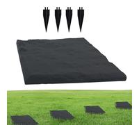 Calles De Lanzamiento De Jardín - Pisos Decorativos Camino | Piedras De Pasarela Al Aire Libre Con Estacas De Tierra | Decoración De Piedra De Trampolín De Jardín Para Patio De Piscina Patio | D