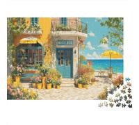 Calles Europeas Rompecabezas De 1000 Piezas Puzzles para Adolescentes Y Niños Jigsaw Puzzles Juguete De Desafío,Puzzles Difíciles, 70x50cm/1000pcs