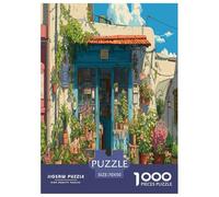 Calles Europeas Rompecabezas De 1000 Piezas Puzzles para Adolescentes Y Niños Jigsaw Puzzles Juguete De Desafío,Puzzles Difíciles, 70x50cm/1000pcs