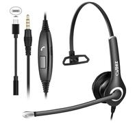 Callez Auriculares PC Teléfono Móvil con Cancelación de Ruido Micrófono