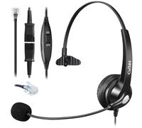 Callez RJ45 Auriculares Teléfono Fijo, Micrófono con Cancelación de Ruido