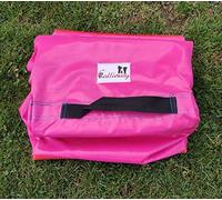 Callieway Premium Dog Agility Tunnel - Saco de arena con sistema antideslizante para túneles de agilidad con 80 cm de diámetro (sin túnel) (fucsia, 80 cm, individual)