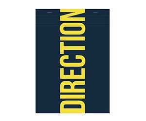 Calligraphe 17354C Un juego de 5 Blocs de dirección con grapas de cabeza negra (una marca de Clairefontaine) - A4 21 x 29,7 cm - 100 hojas Cuadrados pequeños - Papel de 70 g