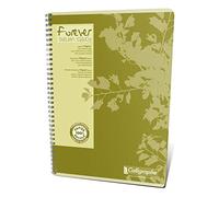 Calligraphe 17417C Forever Lot de 5 Cahiers à spirale A4 quadrillé 90 feuilles 70 g Assortis