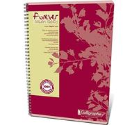 Calligraphe Forever Wire Bound - Cuadernos A4, cuadrados, 50 hojas, 70 g, varios colores, 10 unidades