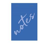 Calligraphe (gamme bureau Calligraphe) 15356C - Un carton de 20 blocs notes agrafé en tête 100 Feuilles 10,5x14,8 cm 60g petits carreaux, couverture semi enveloppante, Bleu