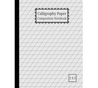 Calligraphy & Cursive Writing Practice Book: Large 8.5 x 11 in | 120 Pages | 0.5 Inch Slanted Lines (55°) | Handwriting Workbook for Students & Adults