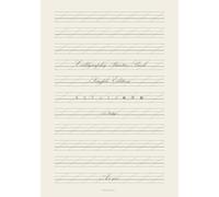 カリグラフィ練習帳～シンプル版～ Calligraphy Practice Book - Simple Edition A5size