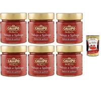 Callipo Nduja di Spilinga, Delizia da Spalmare Nduja de Spilinga, delicioso untar 6 x 200 gr + Polpa italiana Gourmet 400 g