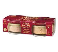 Callipo Tranci di Tonno all'Olio di Oliva, Lavorato in Italia da Tonno Yellowfin - 2 x 80 g