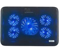 Callstel Bases de refrigeración para portátiles y netbooks - Cuaderno Enfriador: Nevera portátil de hasta 43,2 cm (17 "), 5 Ventiladores, 1800 RPM, 1800 RPM, (Ventilador Ordenador portátil)