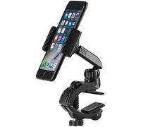 Callstel Cunas de teléfonos móviles para Coches - Soporte móvil Coche: Soporte para Smartphone para el Coche, Abrazadera de Tornillo, Bola de articulación (móvil con Pinzas, con Pinza, WC)