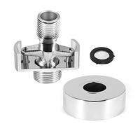 Callstick que Ajusta el ángulo del Tubo de succión, Cabezal de Ducha de Cobre, pie Curvado en ángulo, Tornillo excéntrico, Accesorios de Esquina A