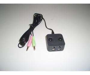 Calltel Auriculares Entrenamiento Adaptador Doble RJ9 Jack & Mute a 3.5mm