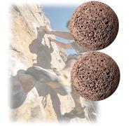 Callus Ball for Hand - Hand Grip Strengthener,Rock Climbing Grip Trainer,Anti-Sweat Grip Strengtheners,Moon Grip Ball Callus Rock for the Toughest Occasions (2PCSRed, S)