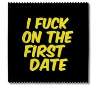 CALLVIN | Por unidad | Regalo Humorístico Original | Recuerdos Memoriables | Látex Flexible y Resistente | Fabricación e Impresión Francesa (Universal, I Fuck On The First Date)