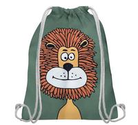 CALLYSONIC Bolsa de deporte para niñas, bolsa de deporte para niños, ligera y resistente, bolsa de deporte para niños, mochila de deporte para niños, bolsa de natación, bonito diseño de león, para