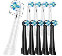 CALLYSONIC Cabezales Compatible con Oral B IO 2/3/4/5/6/7/8/9/10 Cepillos Eléctrico, Cuida tus Dientes y Encías (10 Negro/Blanco)