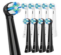 CALLYSONIC Recambio Cepillos Compatible con Oral B IO Cepillos Eléctrico, Cabezales Compatible con Oral B IO 2/3/4/5/6/7/8/9/10 (10 Negro/Blanco)