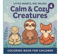 Calm and Cozy Creatures Coloring Book for Kids: Relaxing Mindfulness Coloring to Help Kids Breathe, Rest & Find Peace (Little Hearts, Big Values Coloring Series)