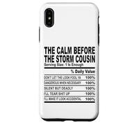 calm before the storm primo nutrición hecho primo hombres mujeres Carcasa para iPhone XS Max