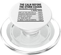 calm before the storm primo nutrición hecho primo hombres mujeres PopSockets PopGrip para MagSafe