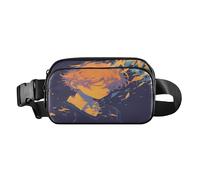 Calm Boy - Elegante riñonera para mujeres, hombres, adolescentes, resistente al agua, bolsa de hombro con correa ajustable para viajes, compras, correr, niño tranquilo, talla 1, Calm Boy, 1 size