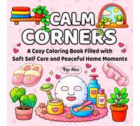 Calm Corners Coloring Book: A Cozy Coloring Book Filled with Soft Self-Care and Peaceful Home Moments | Bold and Easy Relaxing Pages for Stress Relief and Mindful Coloring