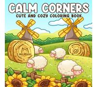 Calm Corners: Quiet and Relaxing Coloring Book for Adults & Teens Featuring Cozy Corners, Peaceful Scenes and Familiar Places