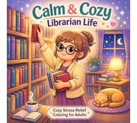 Calm & Cozy: Librarian Life: Coloring Book for Adults | Cute Cozy & Relaxing Designs