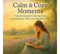 Calm & Cozy Nature Moments: A Nature-Inspired Coloring Book for Relaxation, Self-Care & Mindful Escapes for Teen and Women
