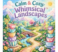 Calm & Cozy: Whimsical Landscapes: Coloring Book for Adults | Cozy Fantasy Worlds & Relaxing Scenes