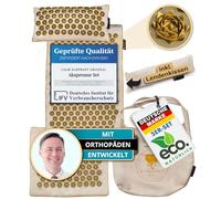 CALM ELEPHANT ORIGINAL® Alfombrilla de acupresión XL Set incluye alfombrilla de acupresión con almohada, fibra de coco natural, alfombrilla de masaje de acupresión con cojín de acupresión