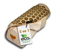 CALM ELEPHANT ORIGINAL® Cojín de Acupresión 2 en 1 con Función de Calor, Rollo Cervical, Cojín Cuello y Rodillas, Rollo Posicionador, Reposapiés Escritorio - Beige