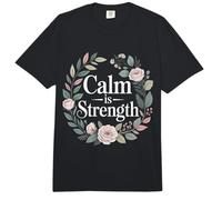 Calm Is Strength Mentalidad pacífica del Mantra |- Comfort Colors Adult Heavyweight T-Shirt