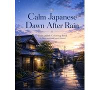 Calm Japanese Dawn After Rain: Cozy Adult Coloring Book for Quiet Minds and Gentle Renewal