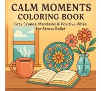 Calm Moments Coloring Book:: A cozy and relaxing coloring book for adults and teens - 40 beautiful hand-drawn illustrations to relieve stress, spark ... and slow living. (Cozy Mind Coloring Series)
