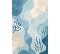 Calm Ocean Notebook: A 6x9 Lined Journal with Serene Coastal Tones for Writing and Reflection