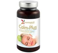 Calm Plus Mundo Natural Complemento Natural 90comp | L-Teanina, L-Triptófano, Treonina, Para Estrés y Ansiedad