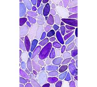 Calm Purple Mosaic Journal: Soft Abstract Pattern, 6x9 Lined